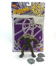 Load image into Gallery viewer, SPIDER-MAN WEB TRAP RAMPAGING RHINO MARVEL Figure ☆ Loose Toybiz 90s Original
