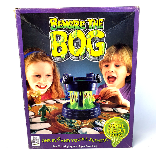 BEWARE THE BOG Vintage Board Game ☆ 1991 Original Boxed Paul Lamond Games Near Complete No Slime