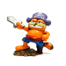 Load image into Gallery viewer, GARFIELD THE CAT PIRATE ☆ 1978-1981 Bully Germany Vintage Figure Loose
