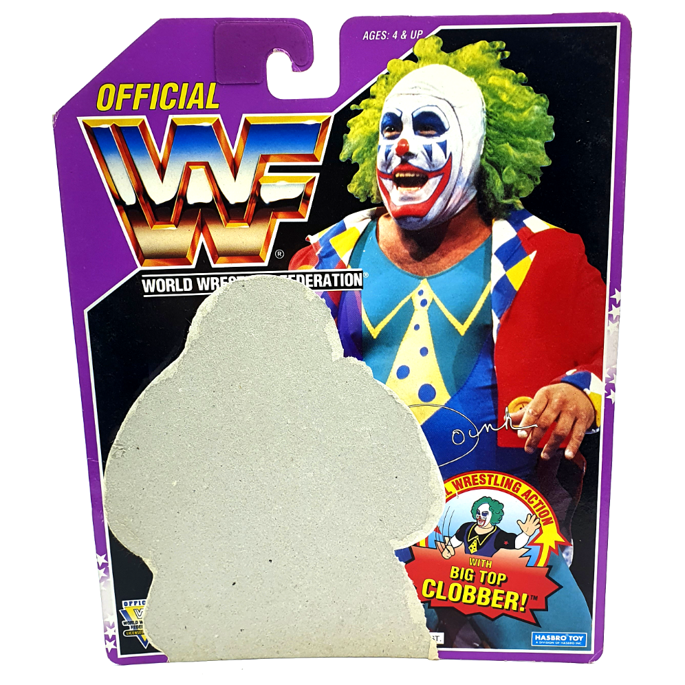 WWF HASBRO DOINK Vintage Wrestling Figure CARD BACK BIO ☆ Original 90s Series 9