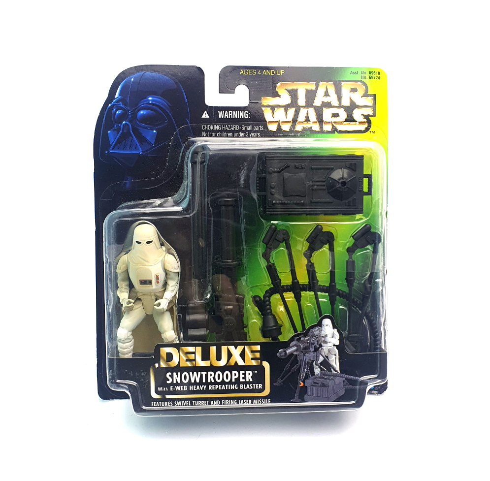 POTF ☆ DELUXE SNOWTROOPER Star Wars Power Of The Force Figure ☆ MOC Sealed Carded Kenner
