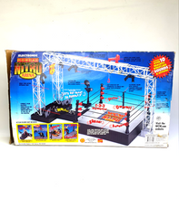 Load image into Gallery viewer, WCW TOYBIZ ☆ MONDAY NIGHT NITRO ARENA Ring Complete With Working Sounds Vintage Wrestling ☆ BOXED Original 90s
