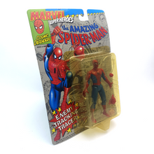 Load image into Gallery viewer, MARVEL SUPERHEROES ☆ SPIDER-MAN ENEMY TRACKING TRACER Vintage Figure ☆ Original Carded Toybiz 90s
