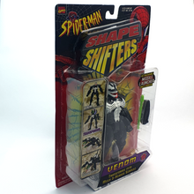 Load image into Gallery viewer, SPIDER-MAN MARVEL ☆ VENOM SHAPE SHIFTING Vintage Figure ☆ Original MOC Sealed Carded Toybiz 90s
