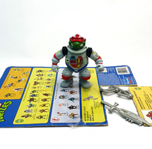 Load image into Gallery viewer, TEENAGE MUTANT NINJA TURTLES ☆ SPACE CADET RAPHAEL Vintage Action Figure ☆ 90s Loose accessories
