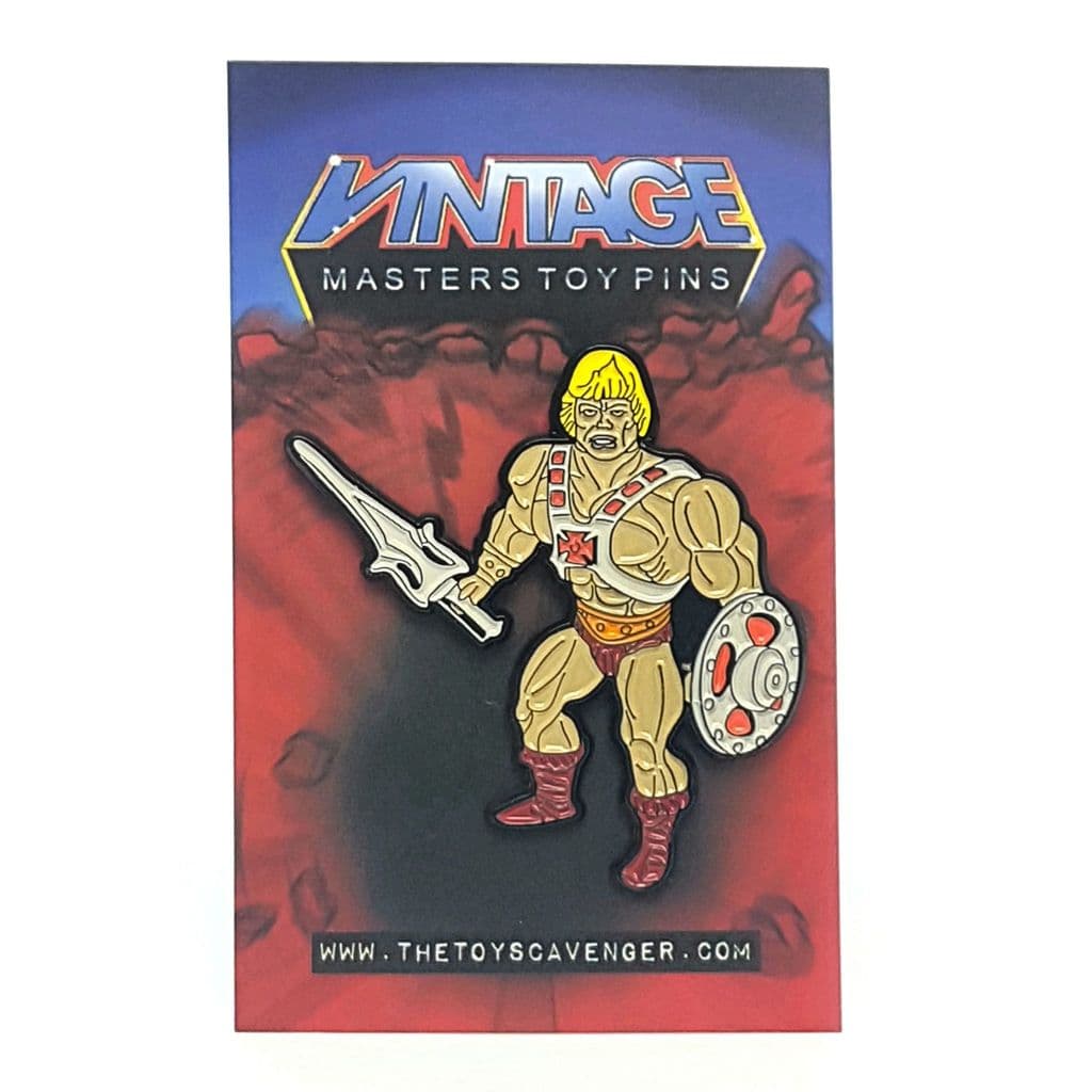 Enamel Pin Badge ☆ Masters Toy Pin - Battle He-Head