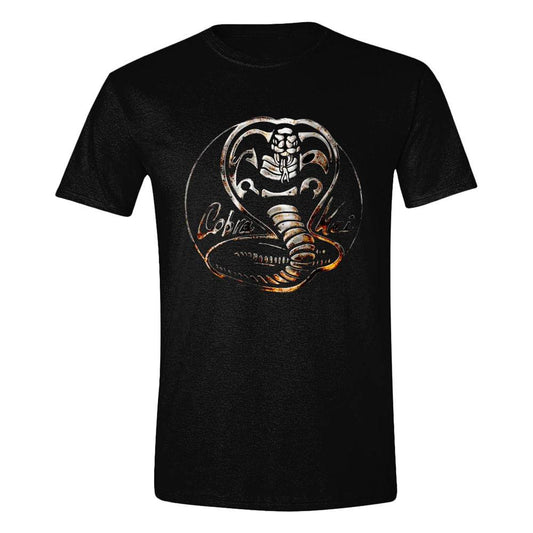 COBRA KAI Metal Logo T-Shirt ☆ Officially Licensed Clothing Size Small S